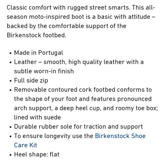 Birkenstock Stowe Leather Boots Size 36 Women's - Picture 10 of 10